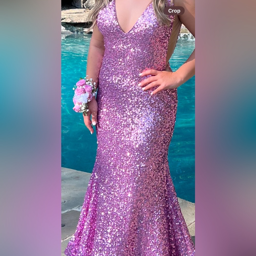 Jovani full sequin prom gown